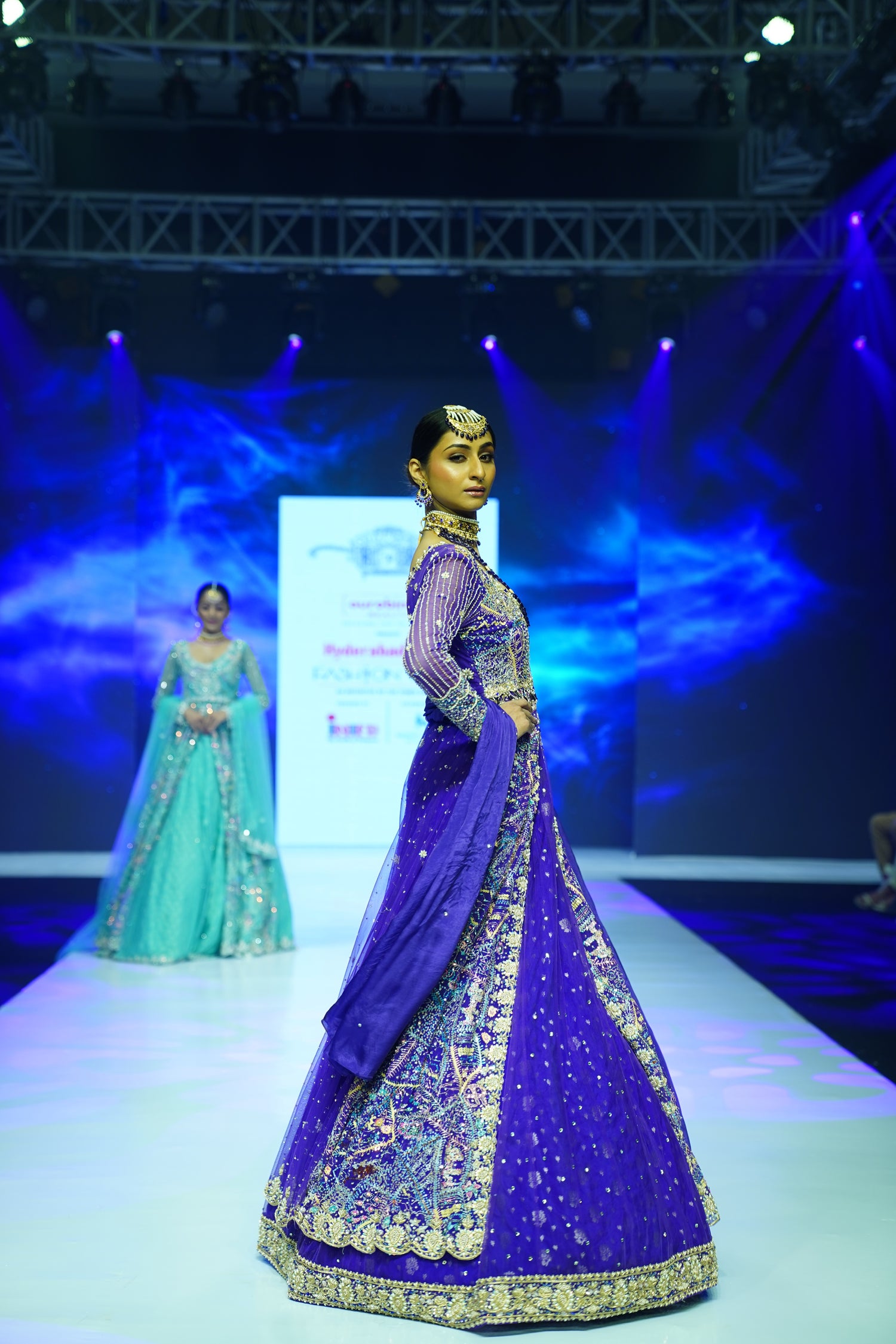 Alluring purple Lehenga
