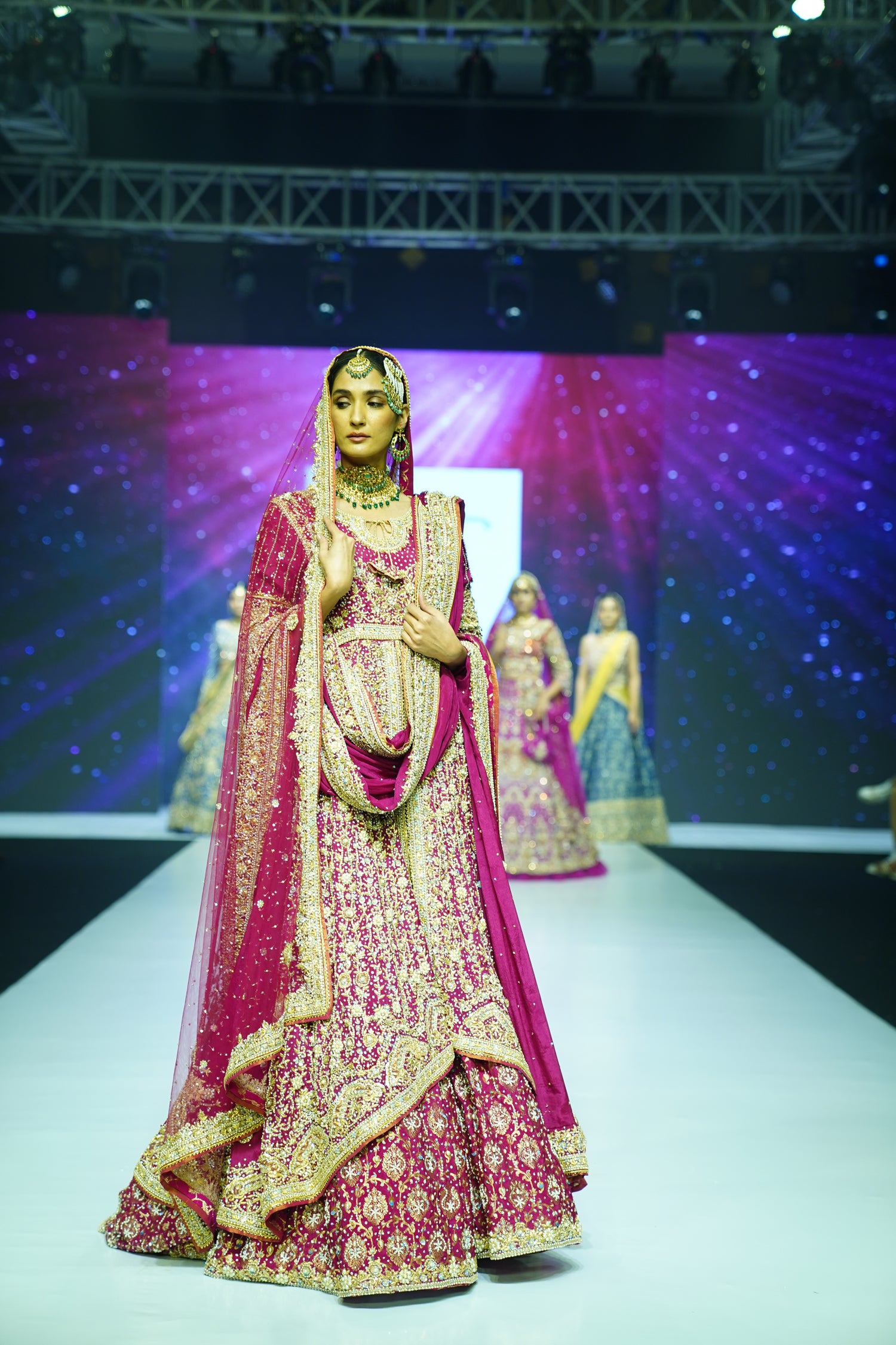 The Magnificent Red Khada dupatta