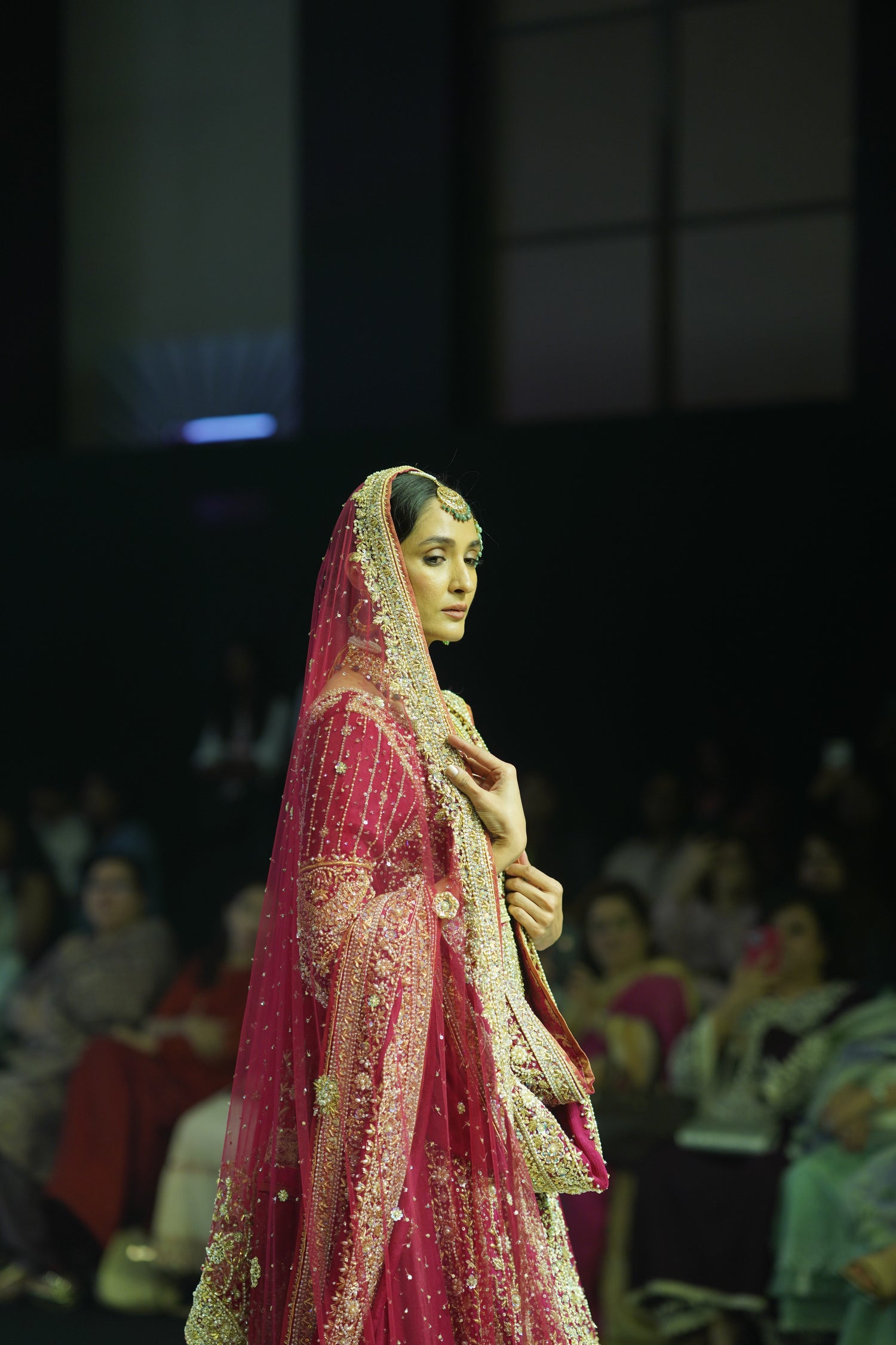 The Magnificent Red Khada dupatta