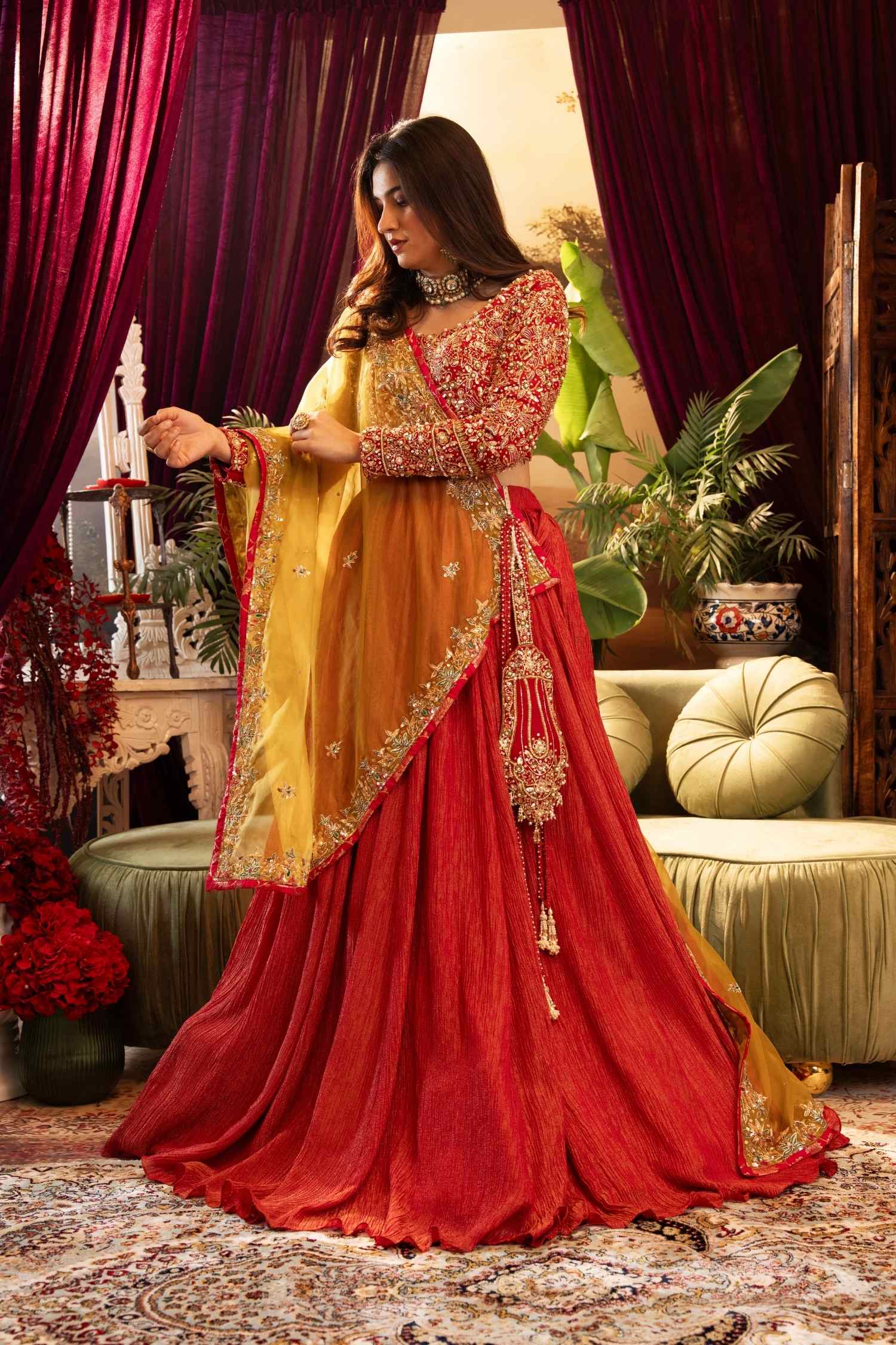 Inaya Hand crafted Lehenga Blouse