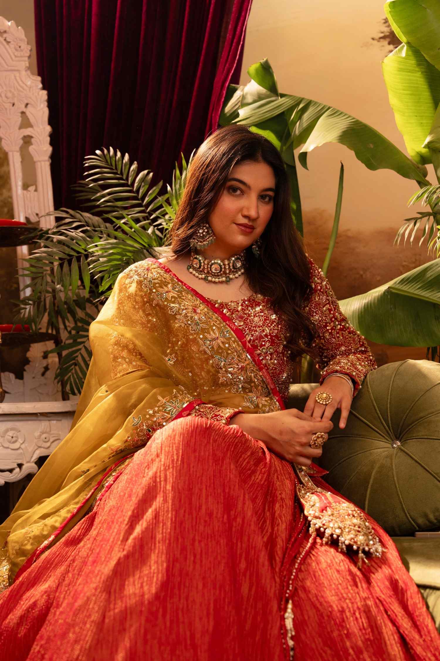 Inaya Hand crafted Lehenga Blouse