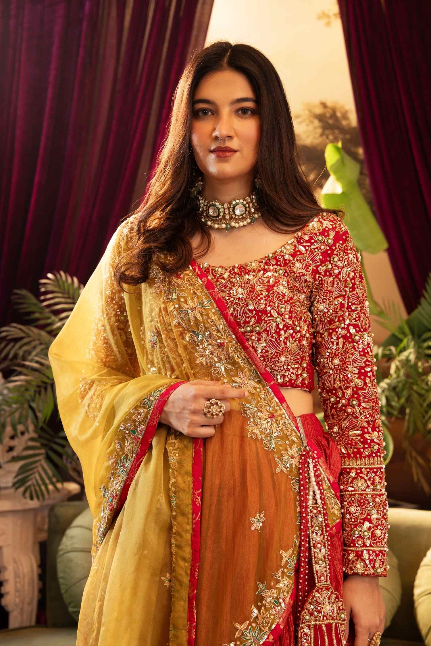 Inaya Hand crafted Lehenga Blouse