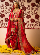 Sheenaz-e-Aroosa Red Khada Dupatta