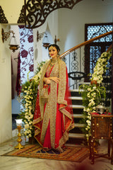KIRAN LACE KHADA DUPATTA