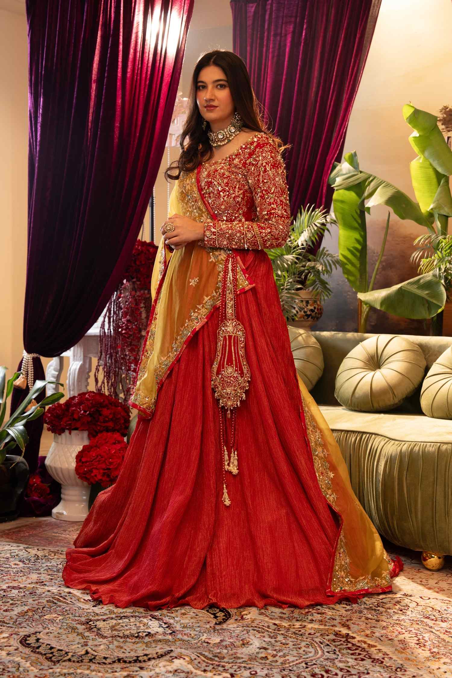 Inaya Hand crafted Lehenga Blouse
