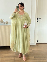 Spring Sage Festive Anarkali