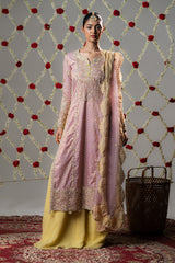 Chalk Pink Booti Tissue Palazzo Set